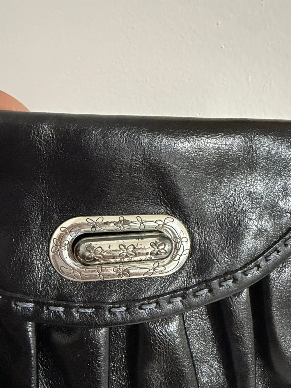 Brighton black leather